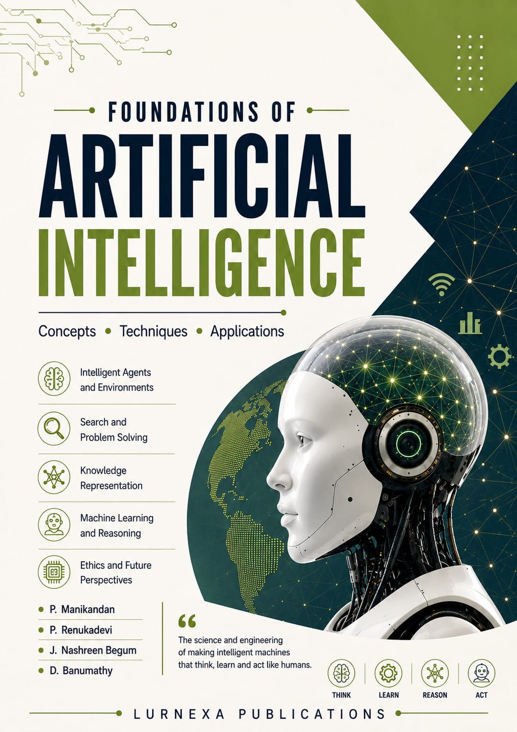 FOUNDATIONS OF ARTIFICIAL INTELLIGENCE: CONCEPTS, TECHNIQUES AND APPLICATIONS cover